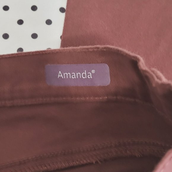 Gloria Vanderbilt Amanda Slimming Jeans (Sanguine Brown) - Picture 5 of 5